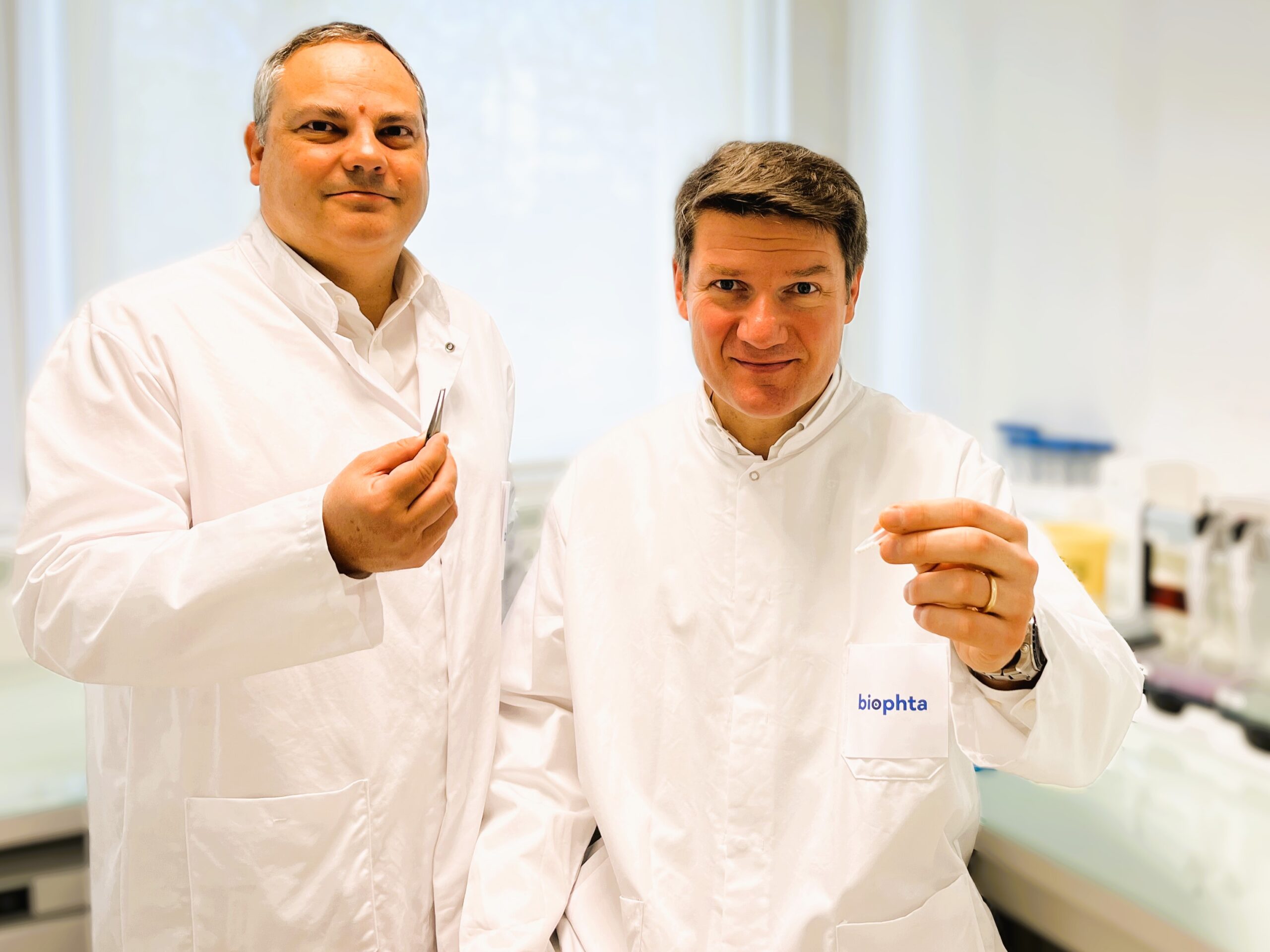 Biophta Co-Founders: CTO Jean Cuiné (left) and CEO Jean Garrec